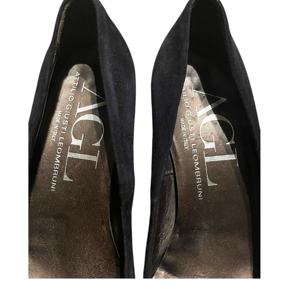 AGL Black heels with Gold Detailing 36.5/6 - Picture 8 of 16